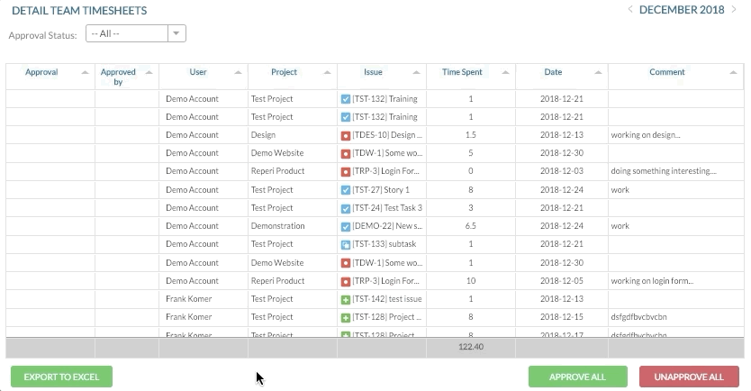 Approve worklog Track module 2.gif